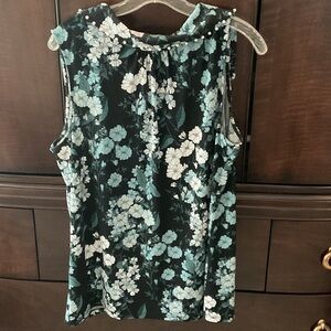 Karl Lagerfeld Floral Sleeveless Top